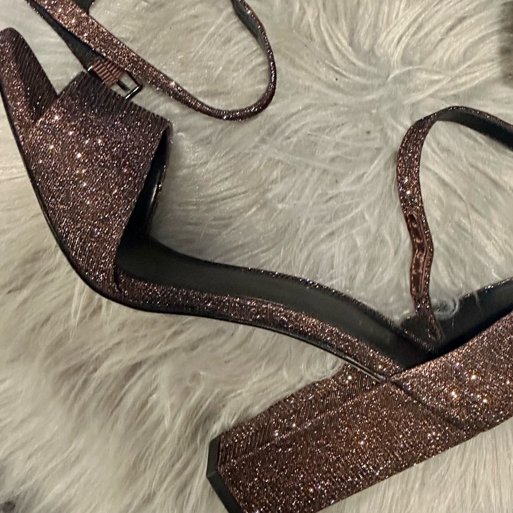 Michael Michael Kors Sandal Heels Bling ~ True to size 7.5 / - Picture 9 of 9